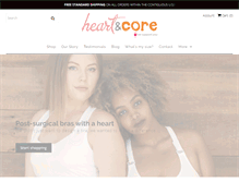 Tablet Screenshot of heartandcore.com